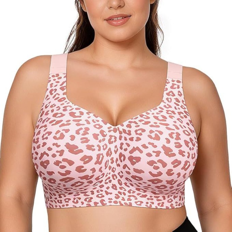 حمالات صدر جيلي بنقشة الفهد بد - مراجعة Minimizer Bra Women وسعره