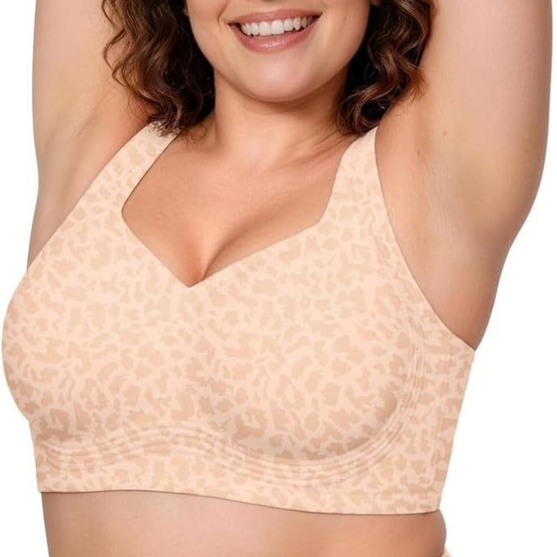 حمالات صدر جيلي بنقشة الفهد بد - مراجعة Minimizer Bra Women وسعره