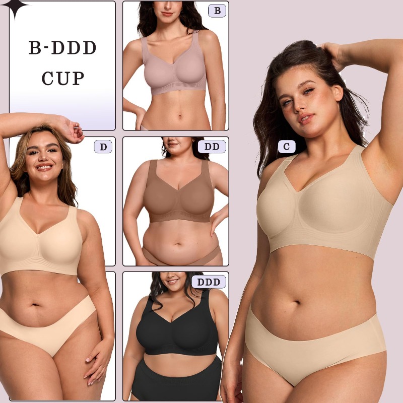 حمالة صدر نسائية لاسلكية بمقاس - مراجعة Minimizer Bra Women وسعره