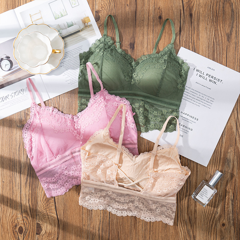 ثلاثية الأبعاد مثير الدانتيل ا - مراجعة Lace Bralette Set وسعره