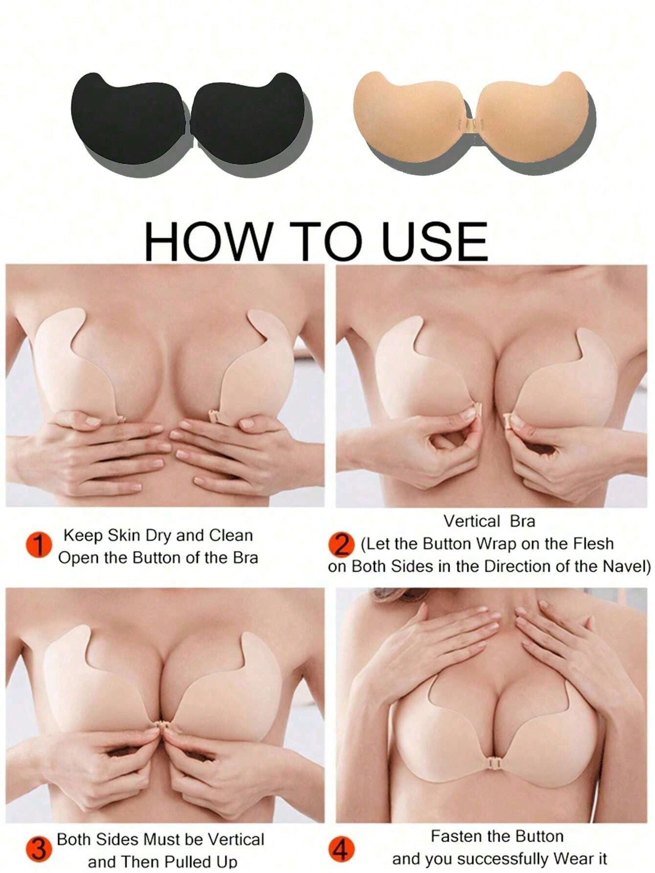 عبوة من قطعتين: حمالة صدر نسائ - مراجعة Strapless Bra Adhesive وسعره