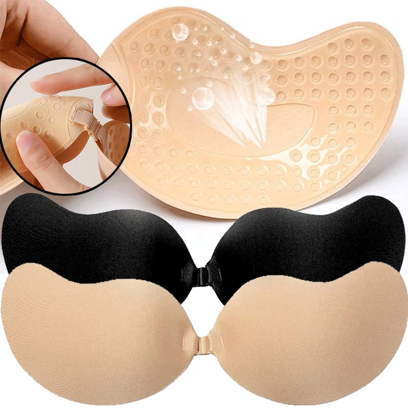 أغطية حلمات الثدي اللاصقة القا - مراجعة Strapless Bra Adhesive وسعره